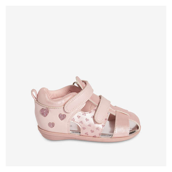 Baby Girls' Closed-Toe Sandals - Light Pink